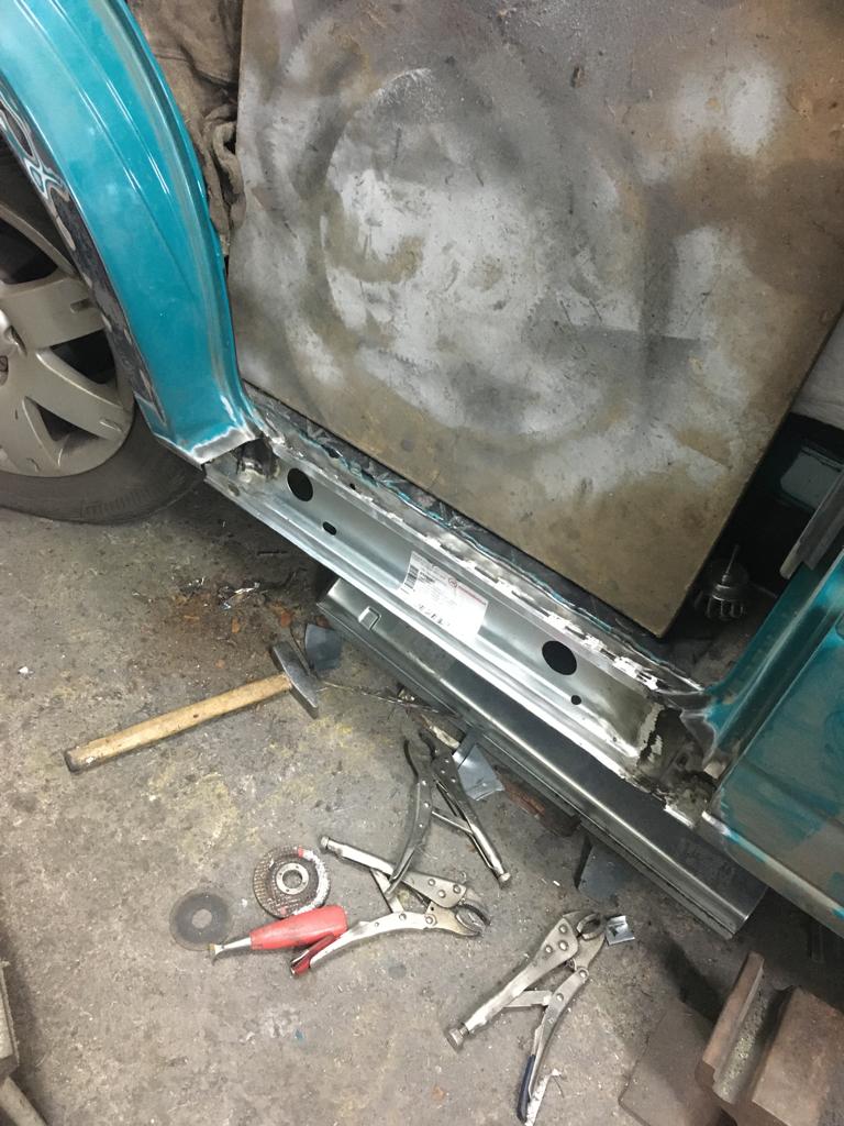 VW – oprava prahů